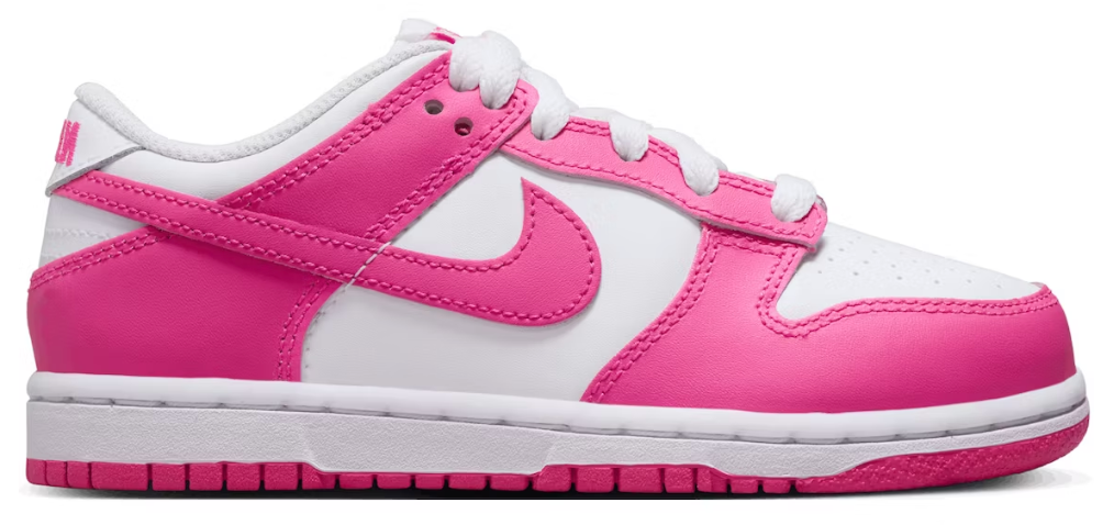 Nike Dunk Low Laser Fuchsia (Dzieci) - Dziecięce Nike Różowy