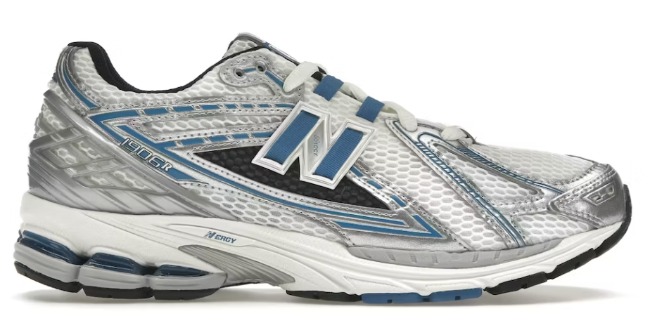 New Balance 1906R Silver Metallic Blue Agate - New Balance Zilver