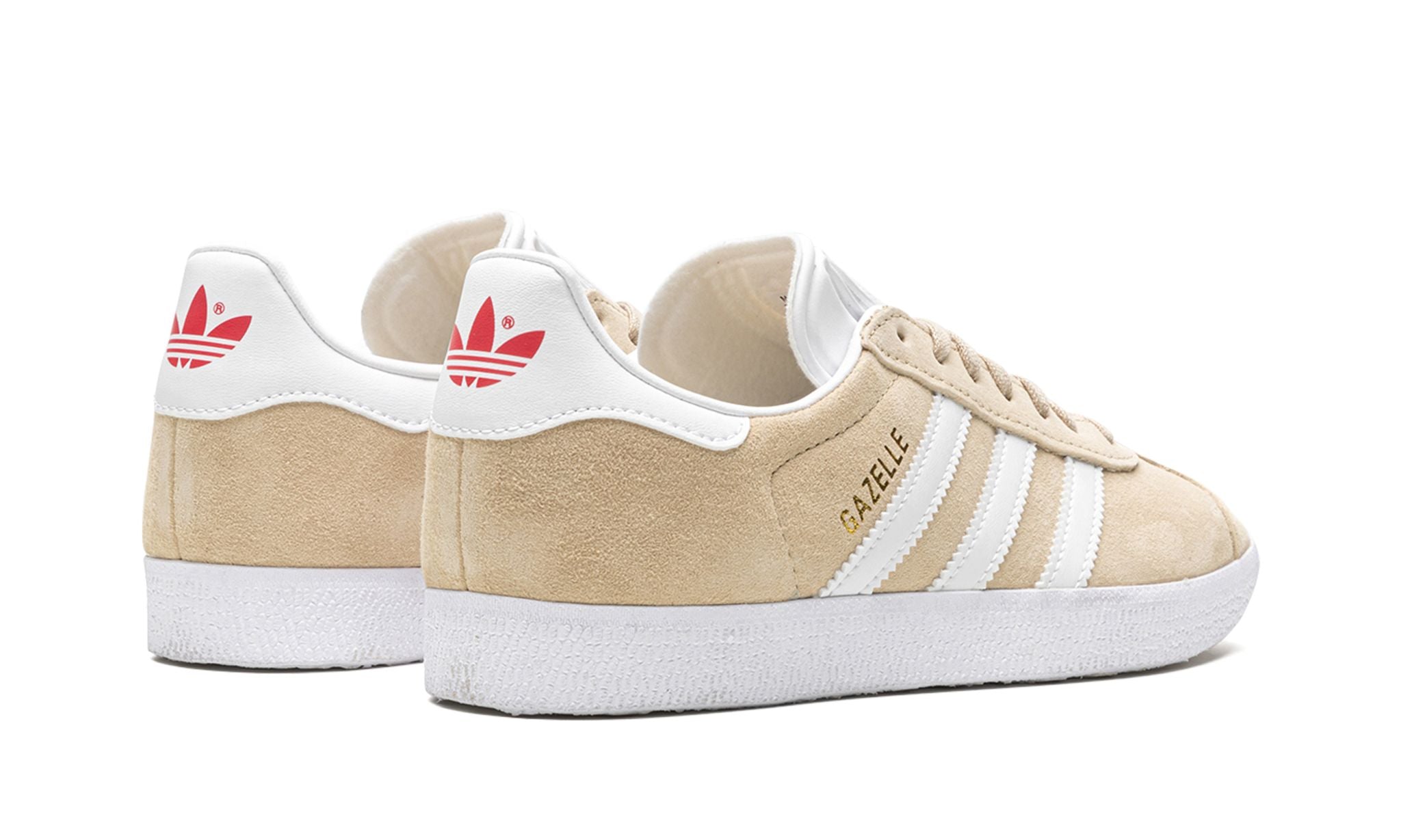 Adidas Gazelle Savanna Cloud White Glory Red - Adidas Gazelle - Pirri - Adidas Gazela Beżowy