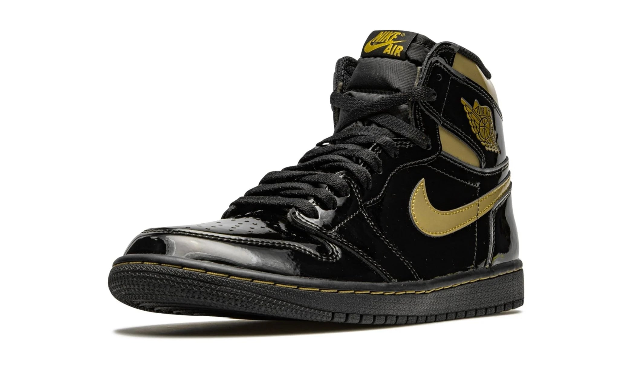 Air Jordan 1 Retro High Black Metallic Gold (2020) - - - Pirri - Jordan 1 Wysoki Czarny