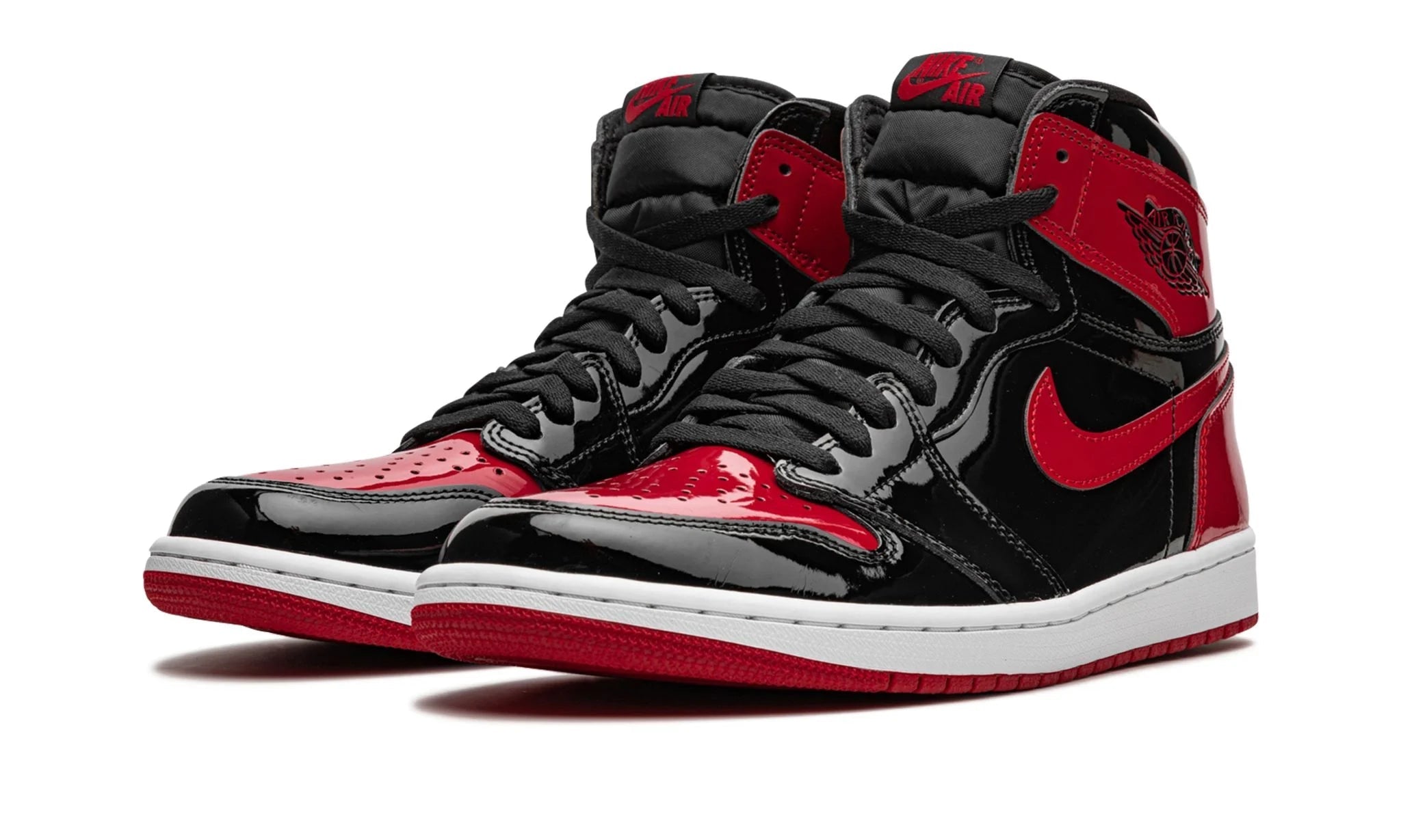 Air Jordan 1 Retro High Patent Bred - - - Pirri - Jordan 1 Wysoki Czarny