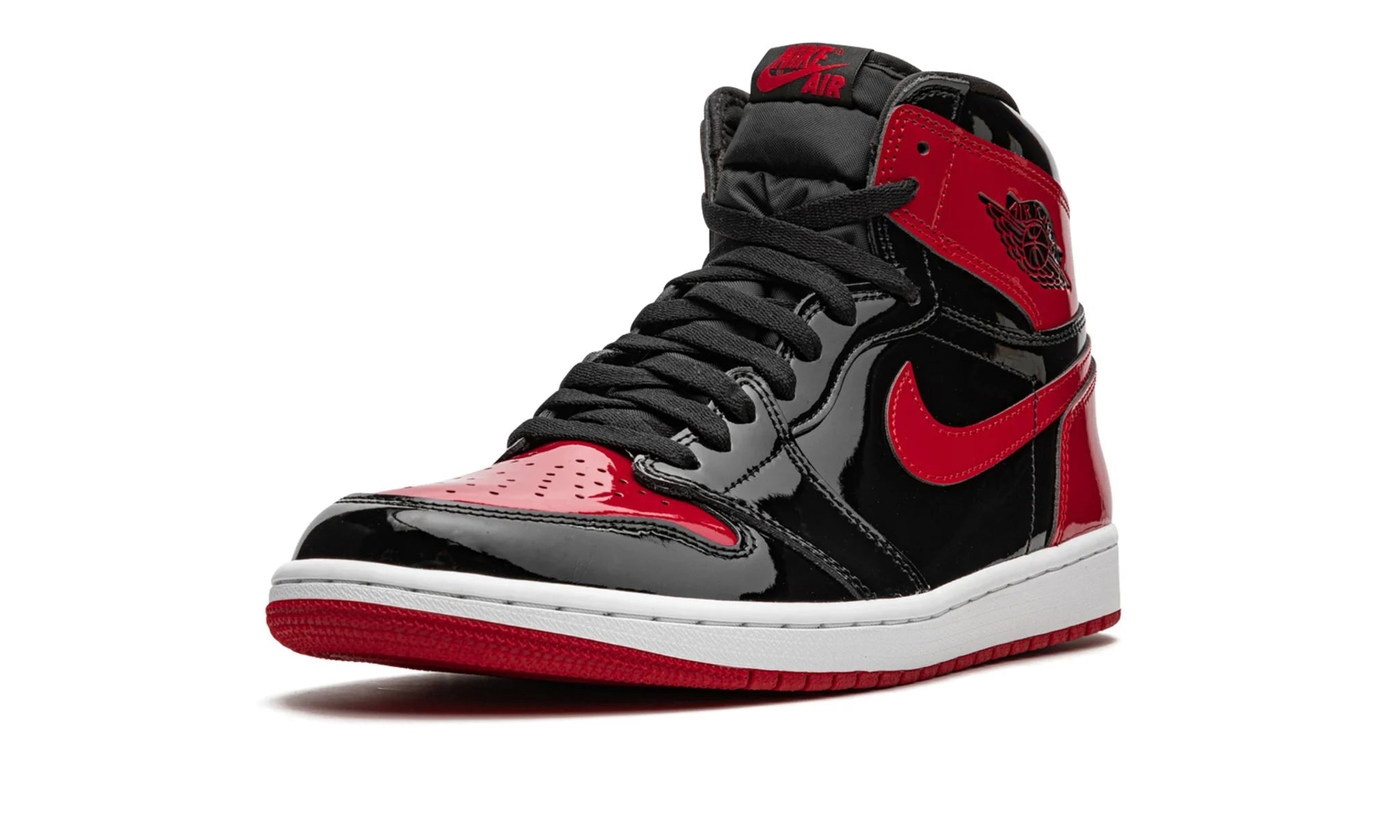 Air Jordan 1 Retro High Patent Bred - - - Pirri - Jordan 1 Wysoki Czarny