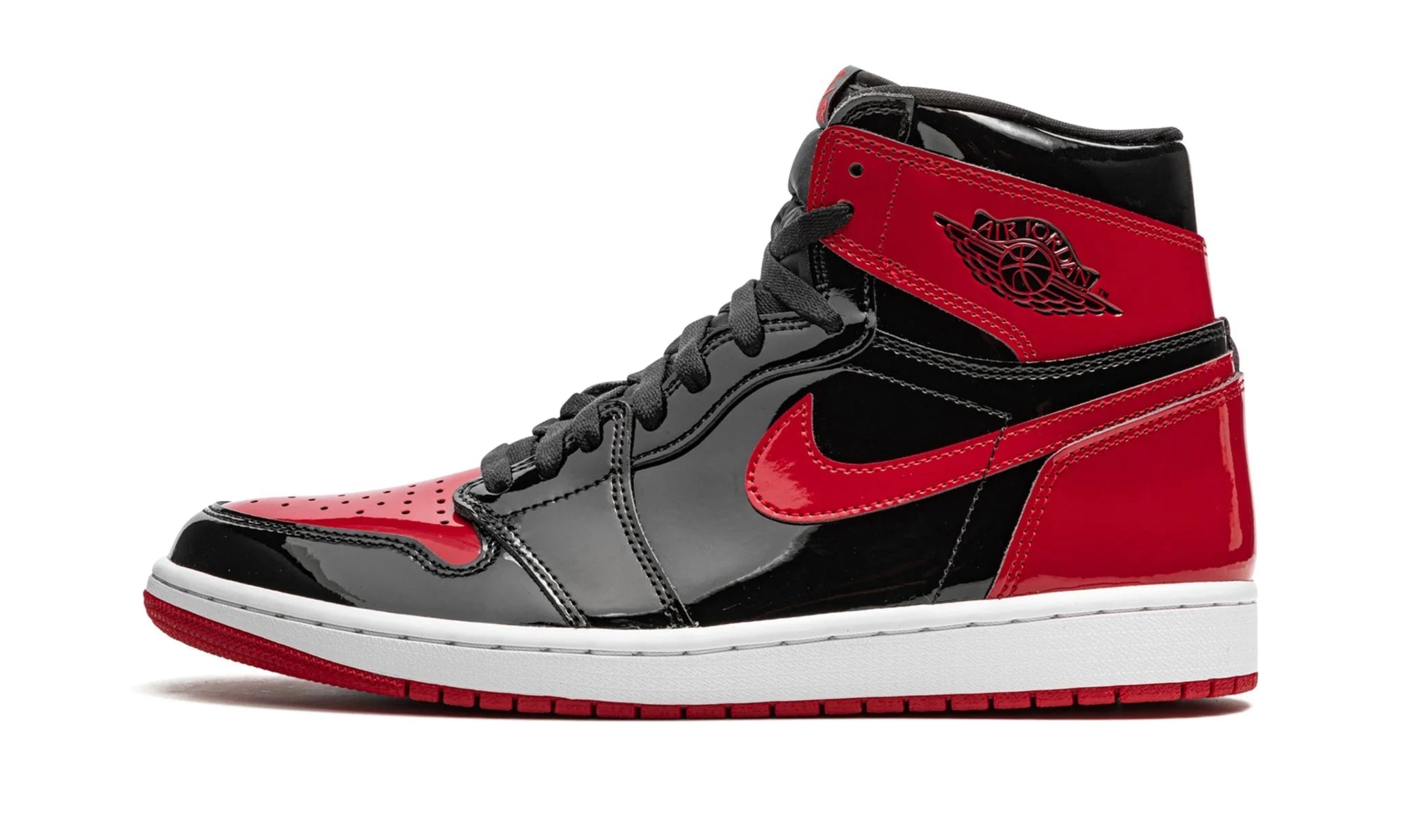 Air Jordan 1 Retro High Patent Bred - - - Pirri - Jordan 1 Wysoki Czarny