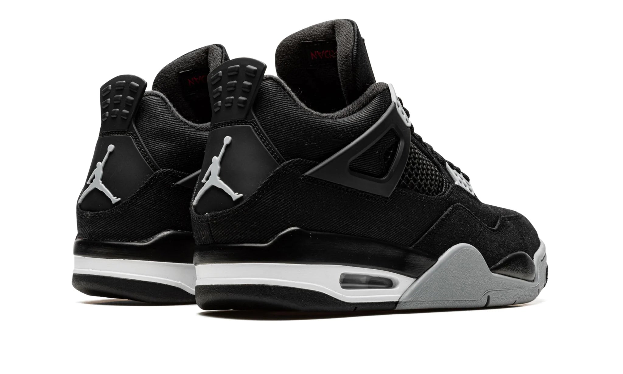 Air Jordan 4 Retro Black Canvas - - - Pirri - Jordania 4 Czarny