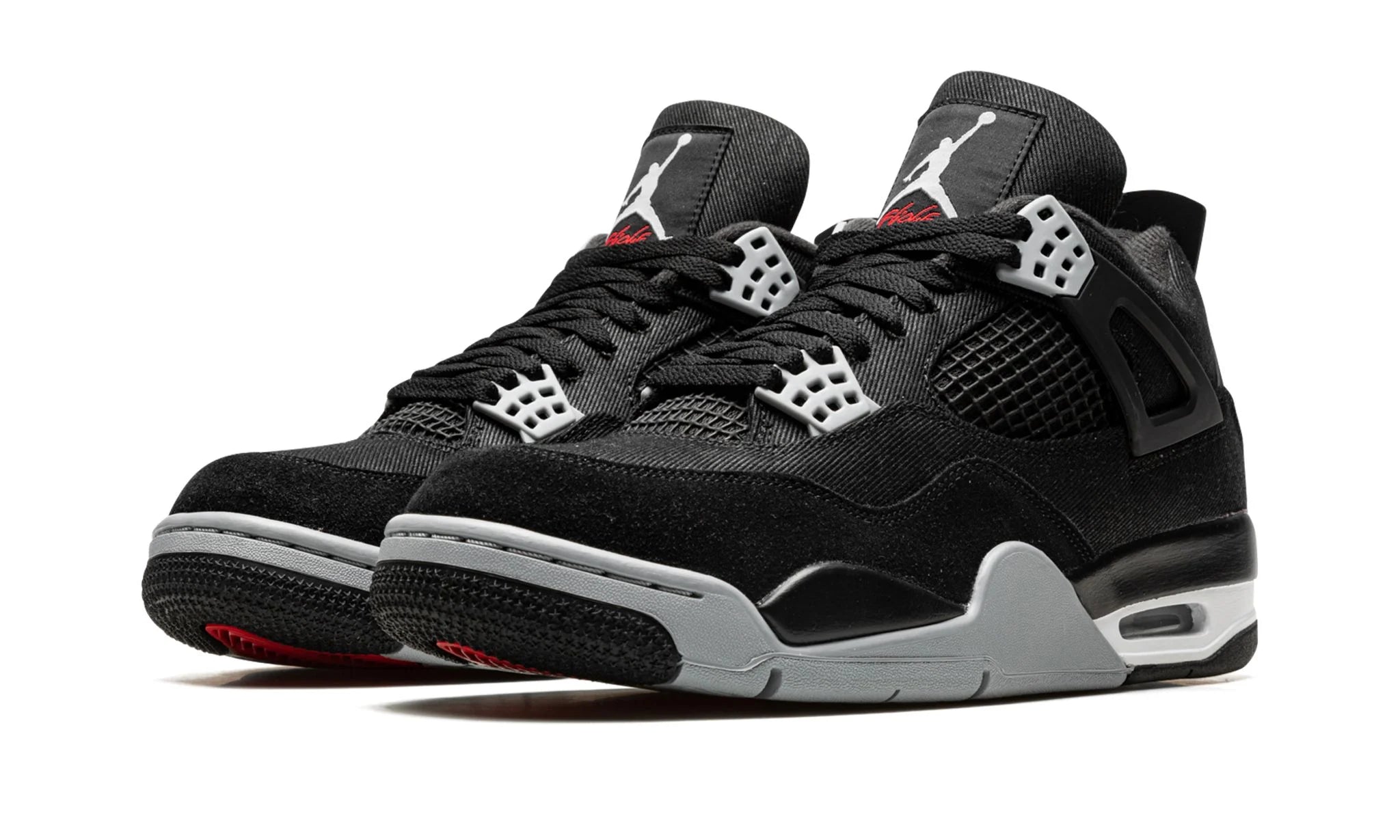 Air Jordan 4 Retro Black Canvas - - - Pirri - Jordania 4 Czarny