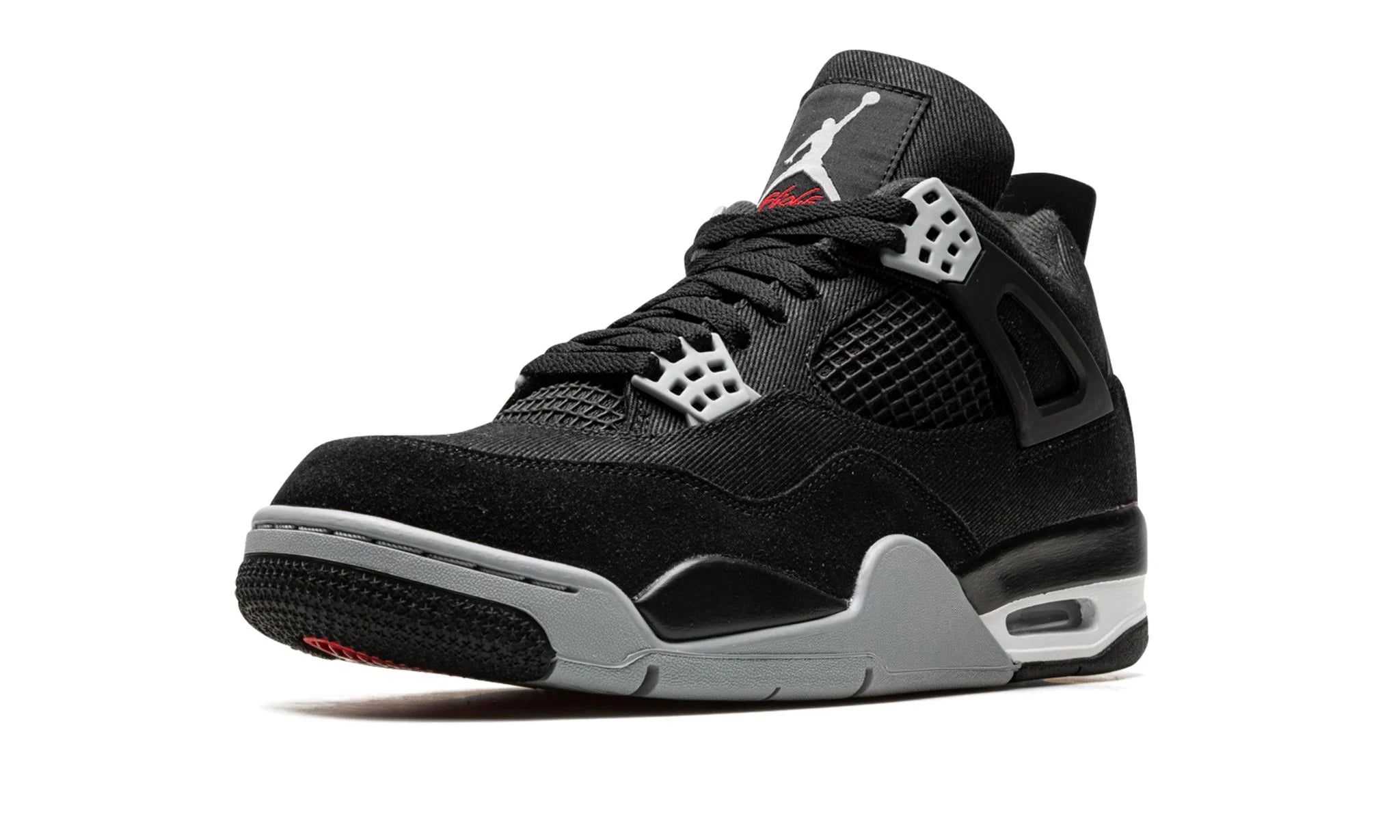 Air Jordan 4 Retro Black Canvas - - - Pirri - Jordania 4 Czarny