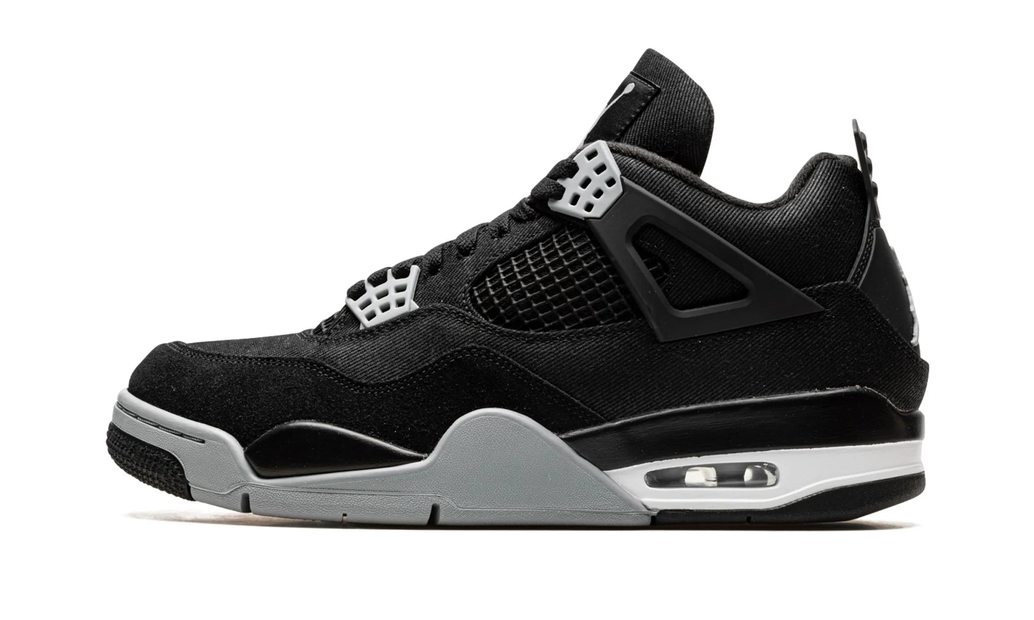 Air Jordan 4 Retro Black Canvas - - - Pirri - Jordania 4 Czarny