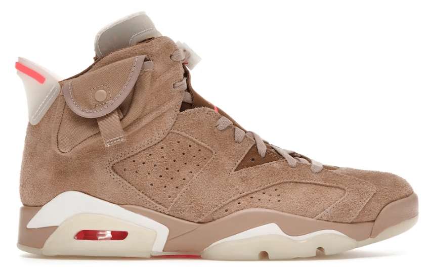 Air Jordan 6 Retro Travis Scott British Khaki - - - Pirri