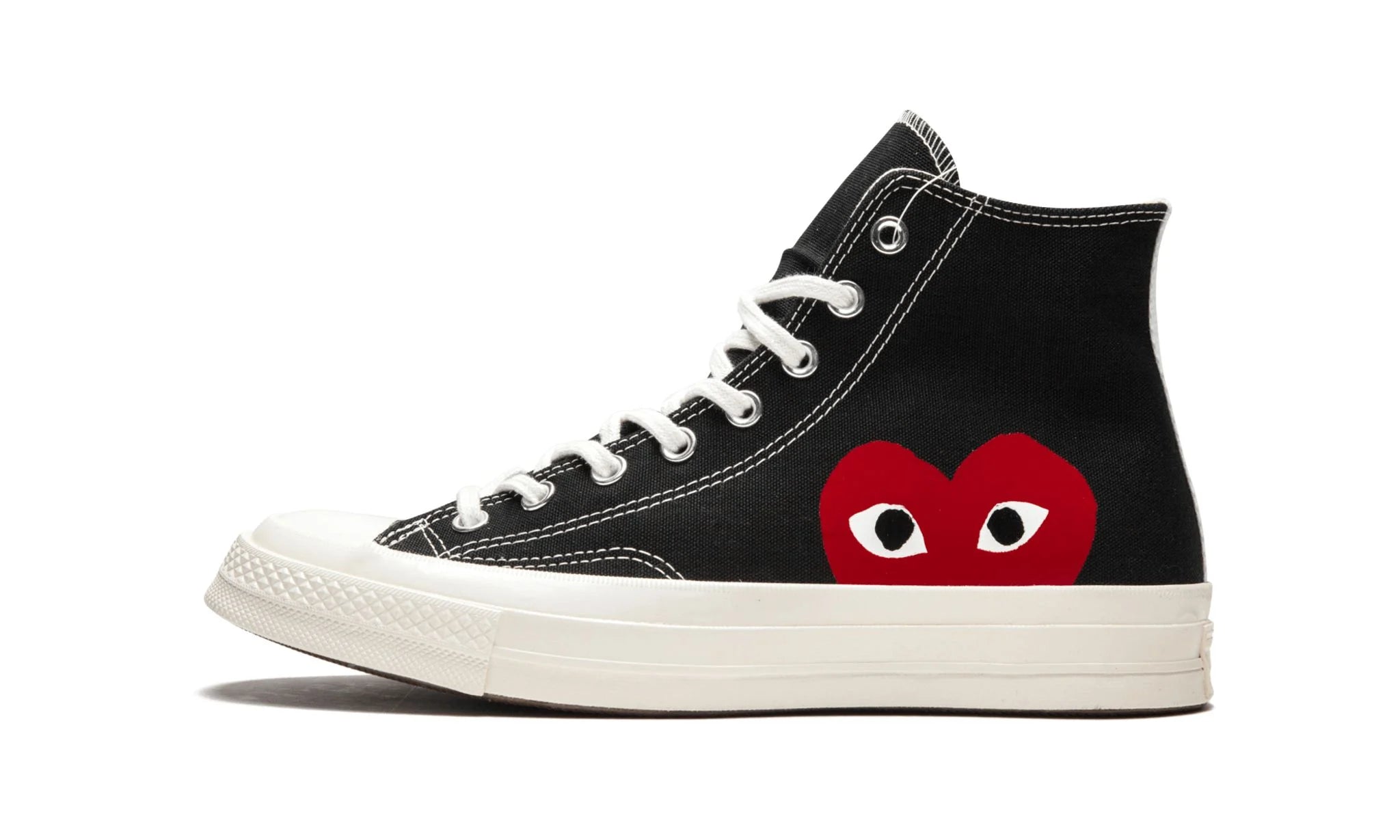 Converse Chuck Taylor All Star 70 Hi Comme des Garcons PLAY Czarne - Siły Powietrzne 1 Czarny