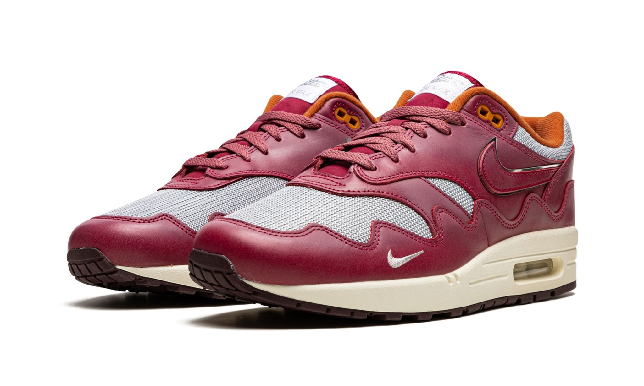 Nike Air Max 1 Patta Waves Rush Maroon (with Bracelet) - Air Max - Pirri - Air Max Czerwony