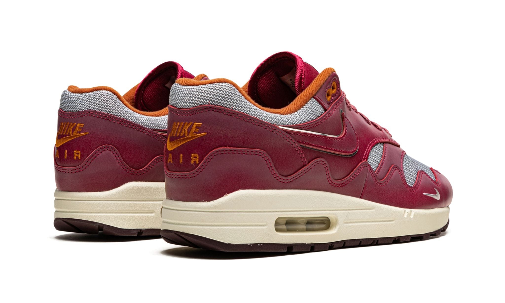 Nike Air Max 1 Patta Waves Rush Maroon (with Bracelet) - Air Max - Pirri - Air Max Czerwony