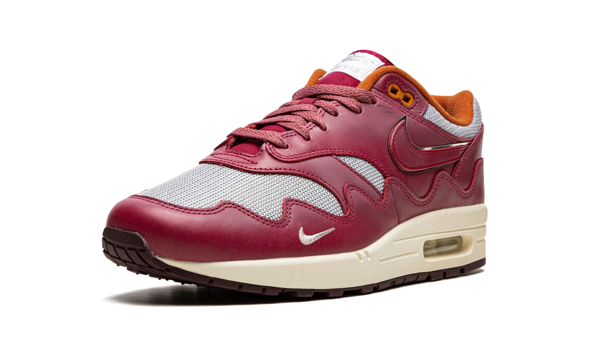 Nike Air Max 1 Patta Waves Rush Maroon (with Bracelet) - Air Max - Pirri - Air Max Czerwony